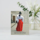 Carte Postale femme japonaise (Debout devant)