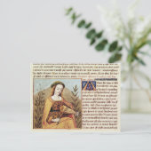 Carte Postale Femme jouant à la viole (Debout devant)