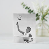 Carte Postale Femme Jouant Au Tennis 2 (Debout devant)