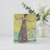 Carte Postale Femme Joyeuse (Debout devant)