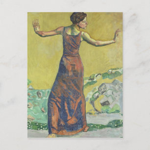 Carte Postale Femme Joyeuse