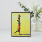 Carte Postale Femme marchant 1990 (Debout devant)