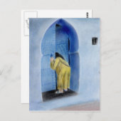 Carte Postale femme marocaine (Devant / Derrière)