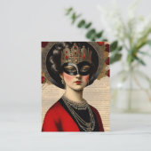 Carte Postale Femme Masquerade (Debout devant)