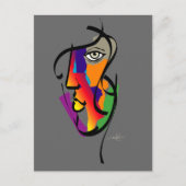 Carte Postale Femme multiculturelle (Devant)