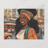 Carte Postale Femme noire (Devant)