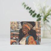Carte Postale Femme noire (Debout devant)