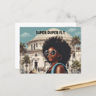 Carte Postale Femme noire