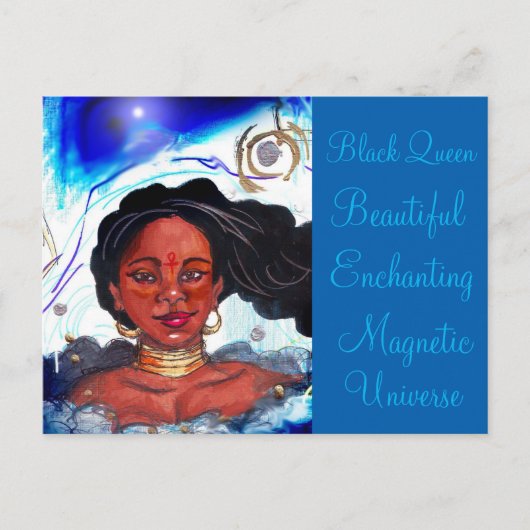 Carte postale Femme noire (Devant)