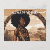 Carte Postale Femme noire (Devant)