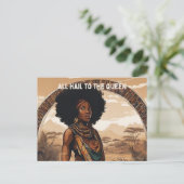 Carte Postale Femme noire (Debout devant)