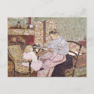 Carte Postale Femme nourrissant un enfant, 1901