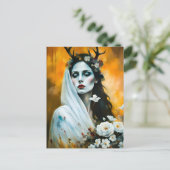 Carte Postale Femme païenne Elen des chemins en tant que mariée (Debout devant)