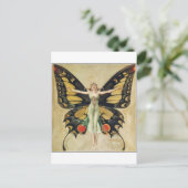 Carte Postale Femme papillon Leyendecker (Debout devant)