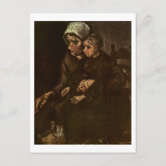 Carte Postale Femme paysanne avec enfant, Vincent van Gogh