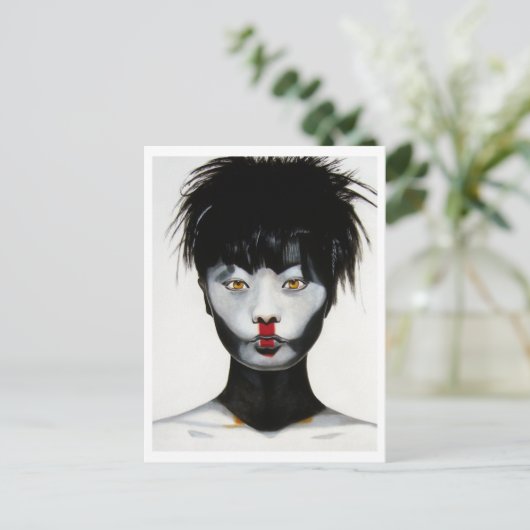 Carte Postale Femme Plug and play (Debout devant)