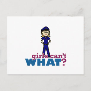 Carte Postale Femme policière