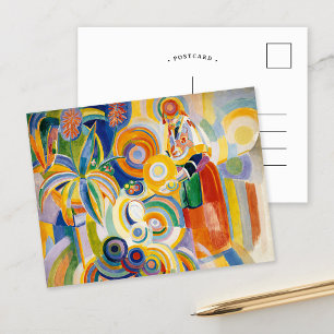 Carte Postale Femme portugaise Robert Delaunay