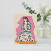 Carte Postale Femme priante (Debout devant)