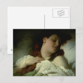 Carte Postale Femme qui dort (Devant / Derrière)