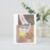 Carte Postale Femme qui ment (Debout devant)