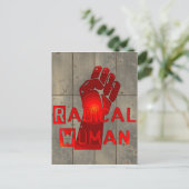 Carte Postale Femme radicale (Debout devant)