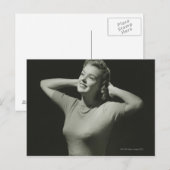 Carte Postale Femme Relaxante (Devant / Derrière)