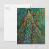 Carte Postale Femme Robed (Devant / Derrière)