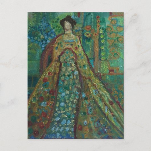 Carte Postale Femme Robed (Devant)