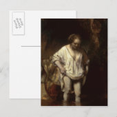 Carte Postale Femme se baignant dans un courant, 1654 (Devant / Derrière)