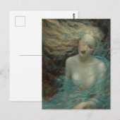Carte Postale Femme sirène (Devant / Derrière)