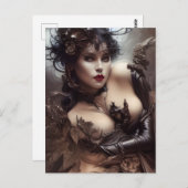 Carte postale femme Sully (Devant / Derrière)