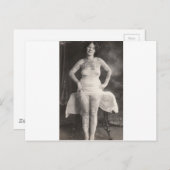 Carte Postale Femme tatouée Curvy (Devant / Derrière)