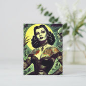 Carte Postale Femme Tattoo Goth (Debout devant)