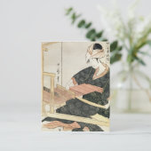 Carte Postale Femme tissant (Debout devant)