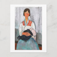 Femme tzigane avec bébé, Modigliani