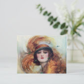 Carte Postale Femme victorienne (Debout devant)