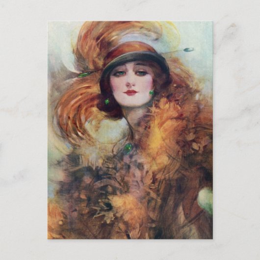 Carte Postale Femme victorienne (Devant)