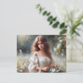 Carte Postale Femme victorienne (Debout devant)