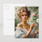 Carte Postale Femme victorienne 3 (Devant / Derrière)