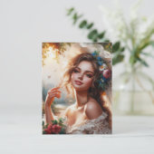 Carte Postale Femme Victorienne 4 (Debout devant)