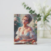 Carte Postale Femme victorienne 6 (Debout devant)