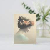 Carte Postale Femme victorienne vintage (Debout devant)