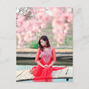 Carte Postale Femme vietnamienne