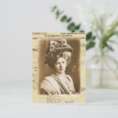 Carte Postale Femme vintage en tenue de Pâques (Debout devant)