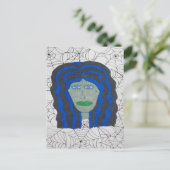 Carte Postale Femme zombie d'Halloween (Debout devant)