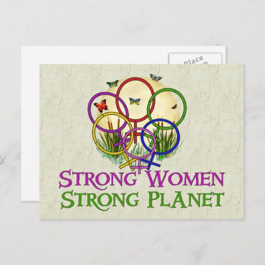 Carte Postale Femmes (Devant / Derrière)