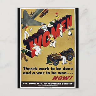 Carte Postale Femmes 2ème guerre mondiale