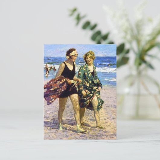 Carte Postale Femmes à Sea Edward Henry Potthast (Debout devant)