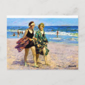 Carte Postale Femmes à Sea Edward Henry Potthast (Dos)